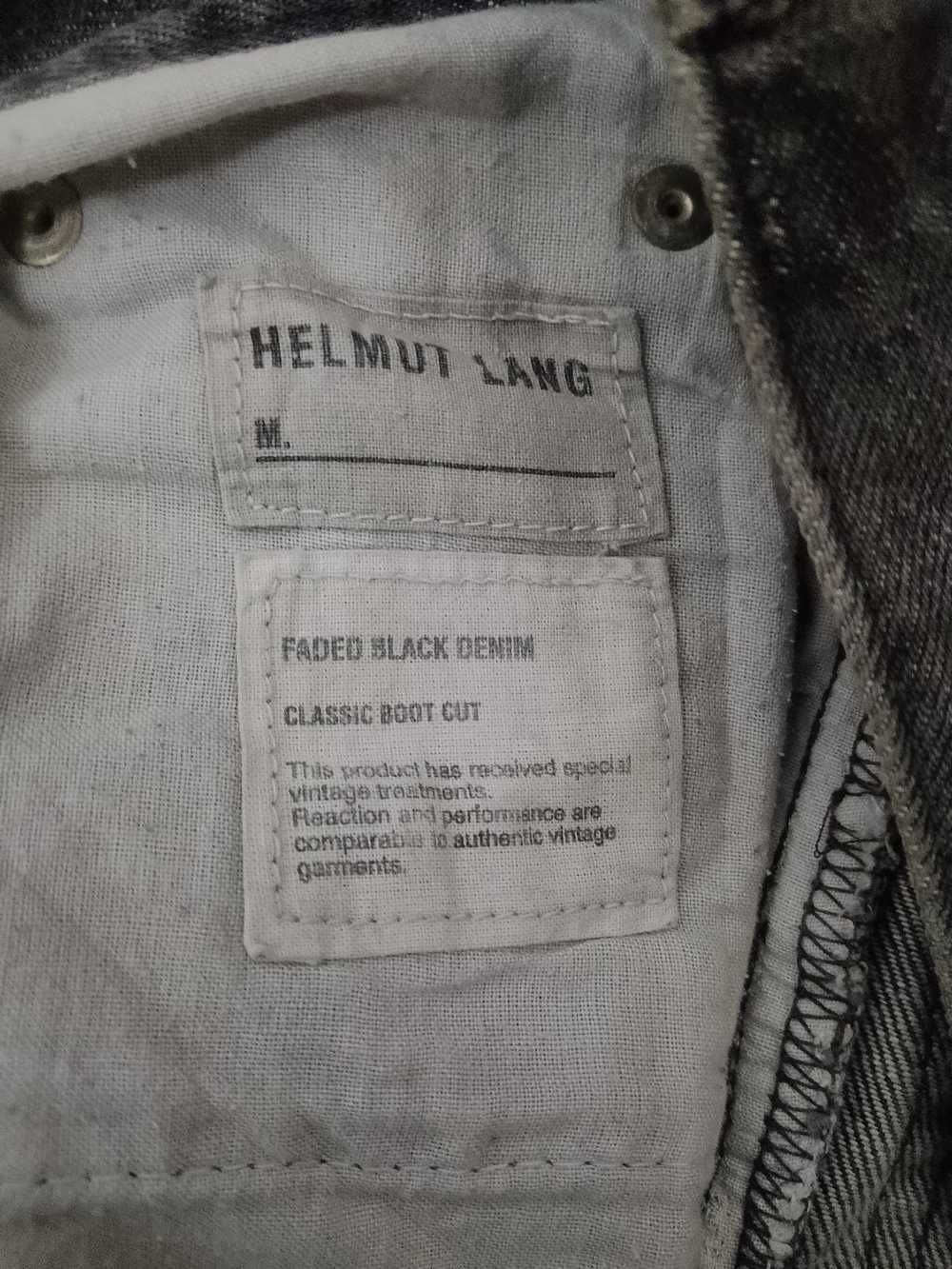 Helmut Lang × Vintage Vintage Faded black helmut … - image 9