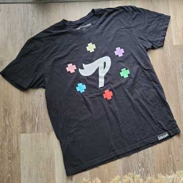 . Pink + Dolphin T Shirt Black Sz XL Wiz Khalifa … - image 1