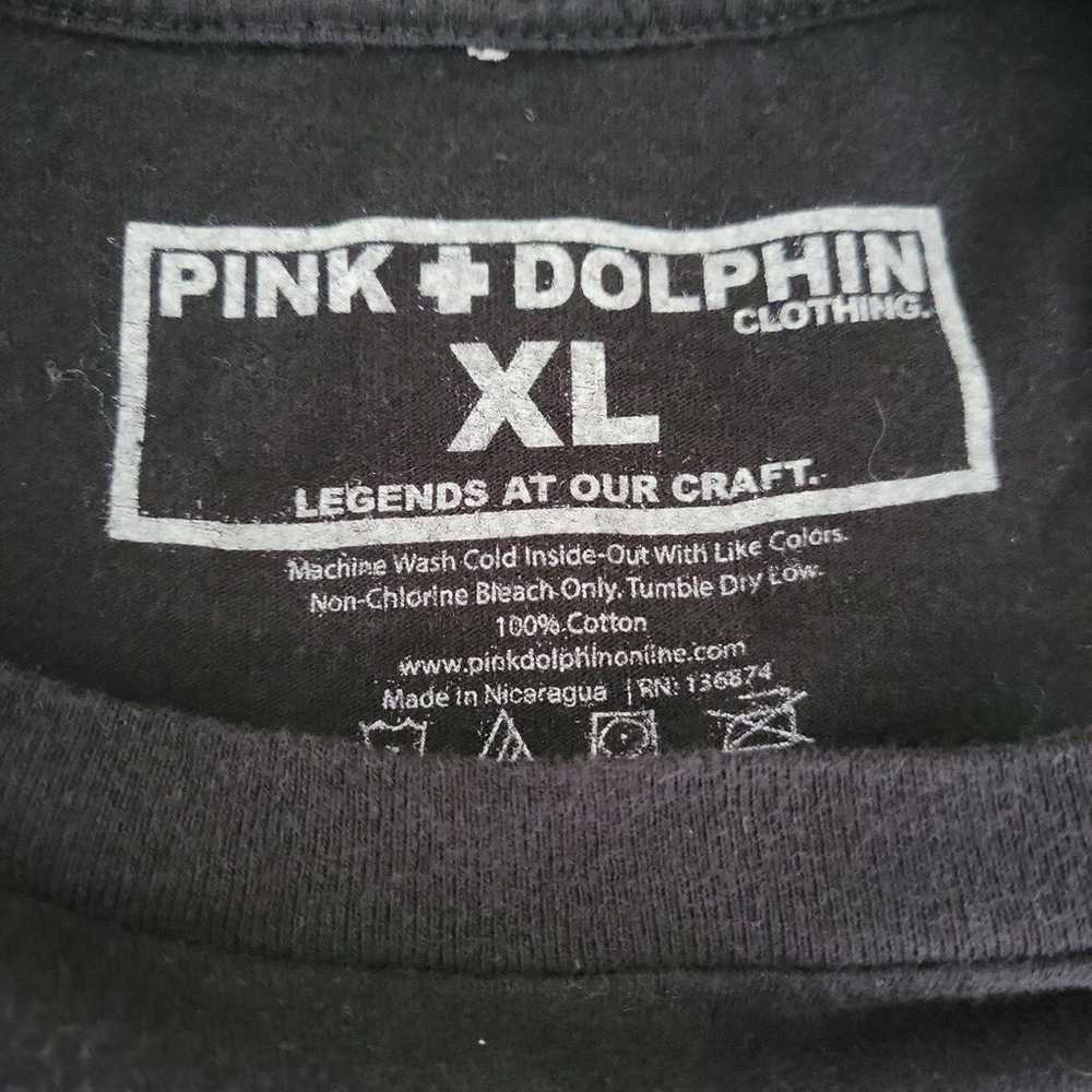 . Pink + Dolphin T Shirt Black Sz XL Wiz Khalifa … - image 3