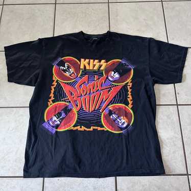 Vintage Kiss Sonic Boom Tour T-shirt Black XL