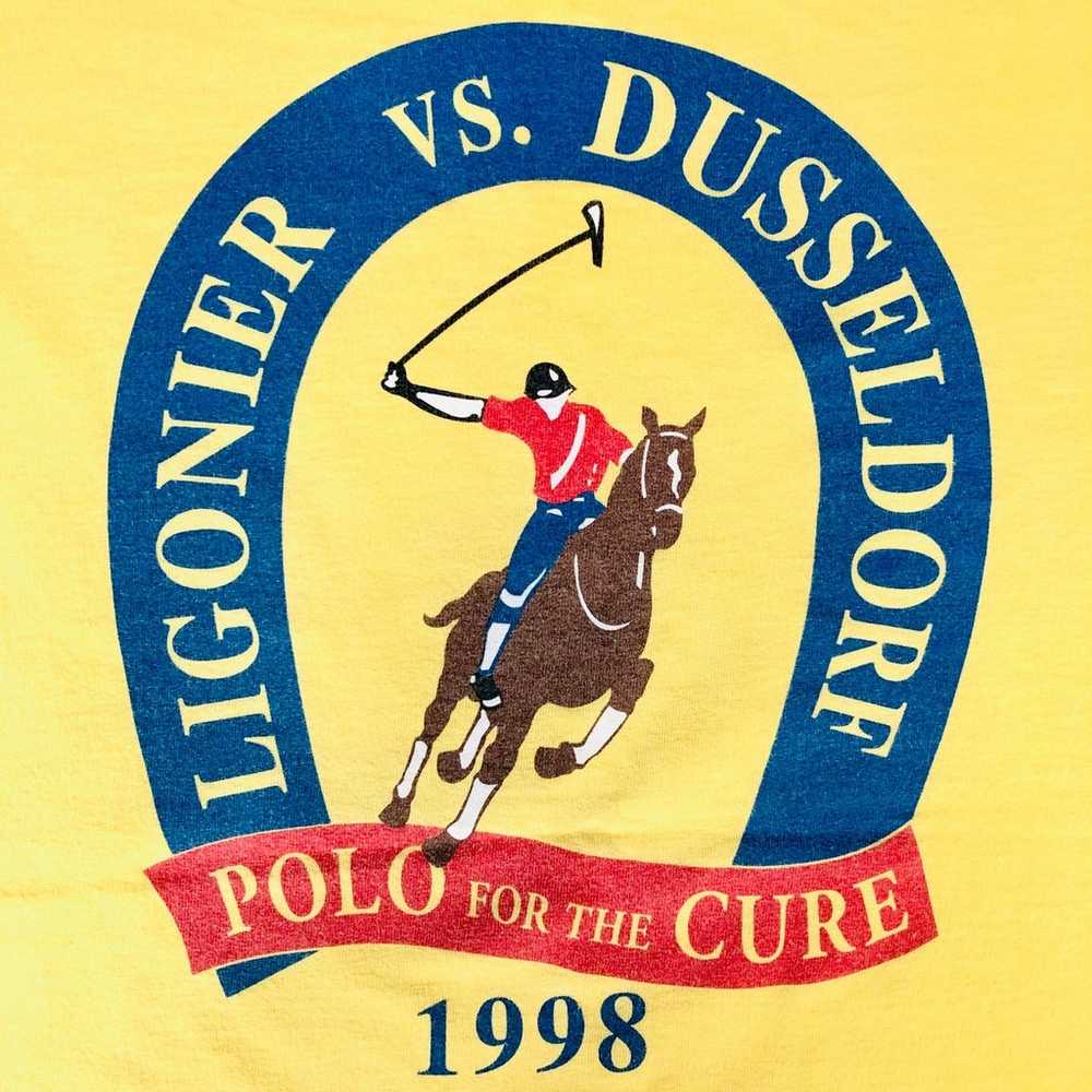 Vintage 1998 Polo For The Cure Ligonier vs Dussel… - image 5