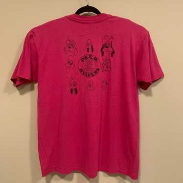 Hanes Vintage Red T-Shirt Single Stitch - image 1