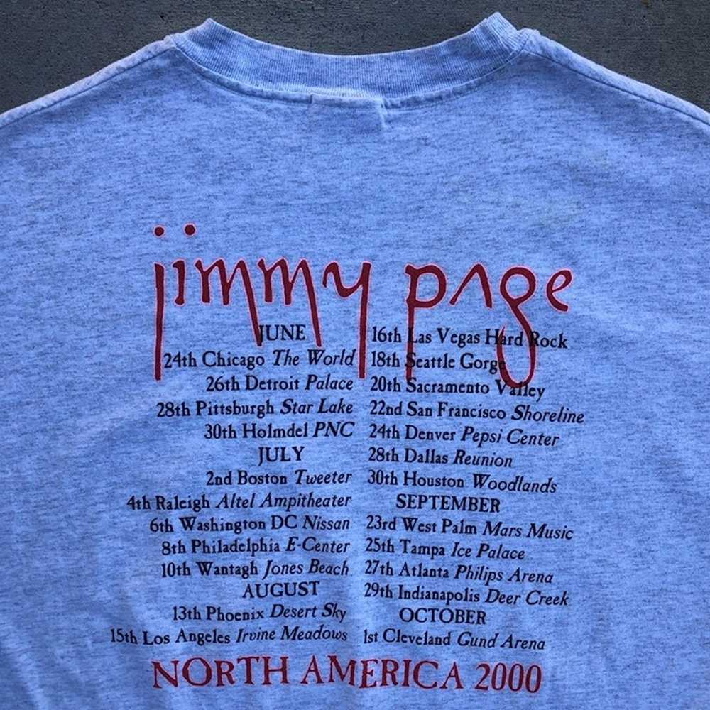 Vtg 2000 Jimmy Page ZoSo North America Tour Gray … - image 6