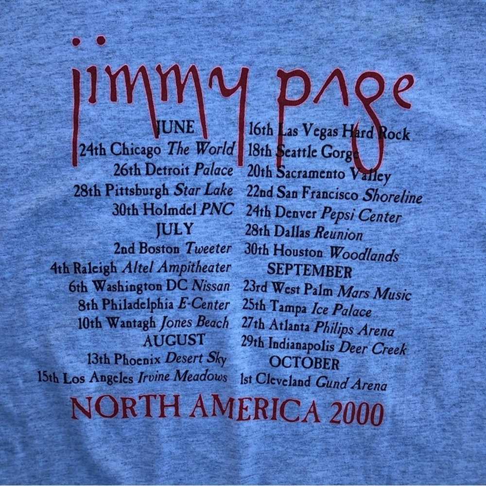 Vtg 2000 Jimmy Page ZoSo North America Tour Gray … - image 7