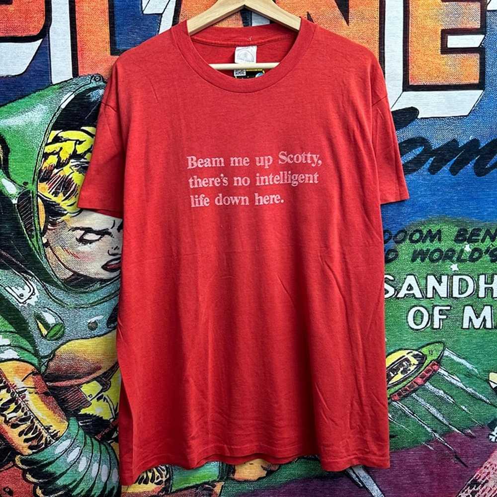 Beam Me Up Scotty Star Trek Tee Size XL - image 1