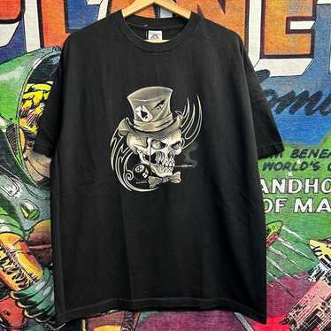 Y2K Fancy Skeleton Tee Size XL