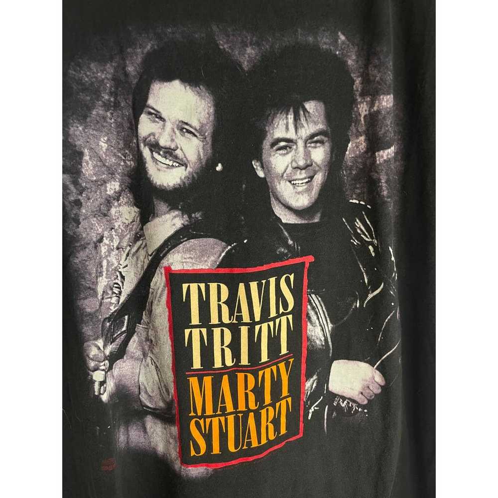 Travis Tritt Marty Stewart No Hats Tour 1991 Vint… - image 2