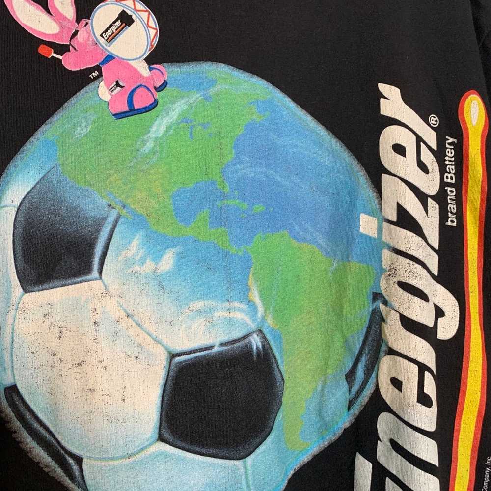 Vintage 1994 Energizer Bunny Soccer Football FIFA… - image 3