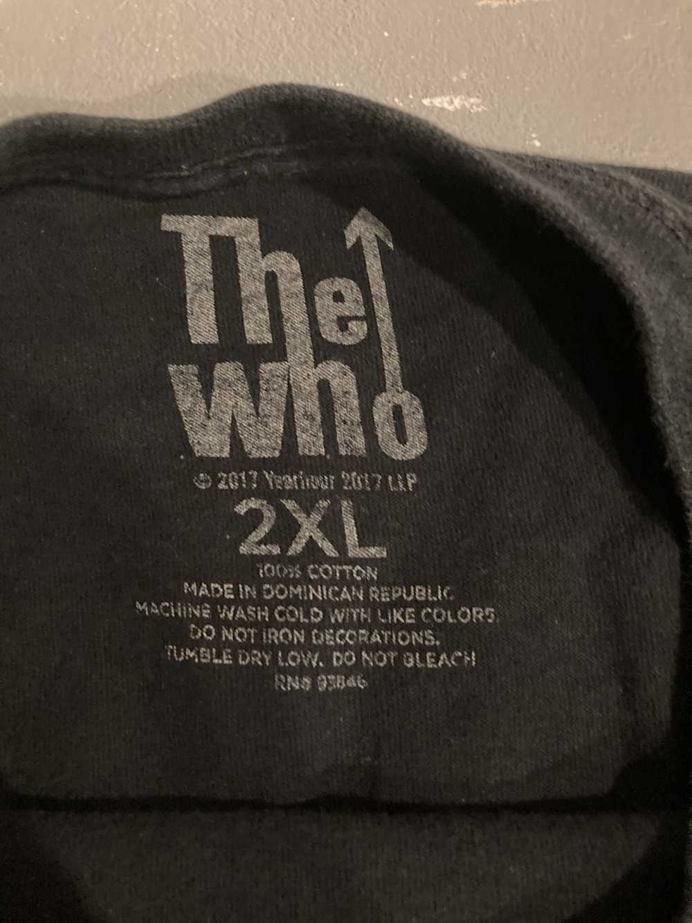 Band Tees × Vintage 2017 TheWho Africa Tour Shirt - image 3