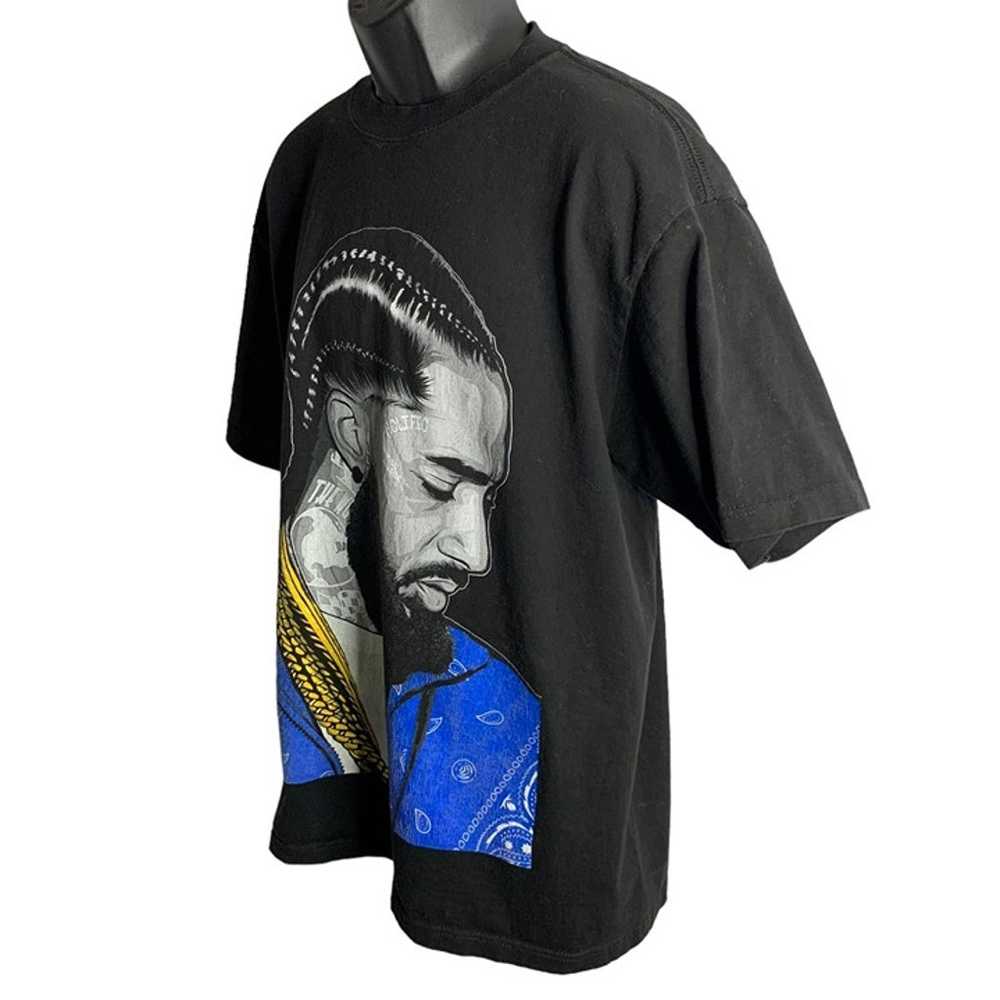 Shaka Wear Nipsey Hussle Crewneck T Shirt XL Blac… - image 8