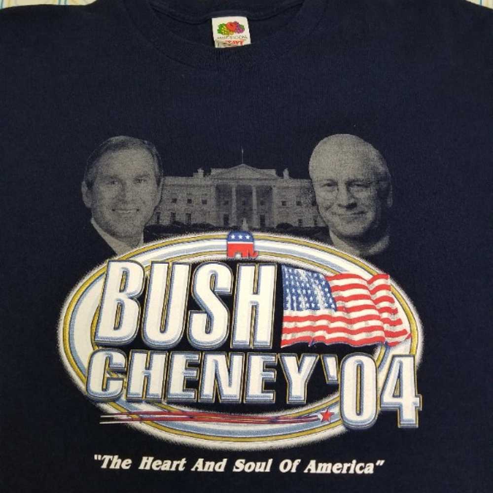 Vintage George Bush Dick Cheney T Shirt - image 1