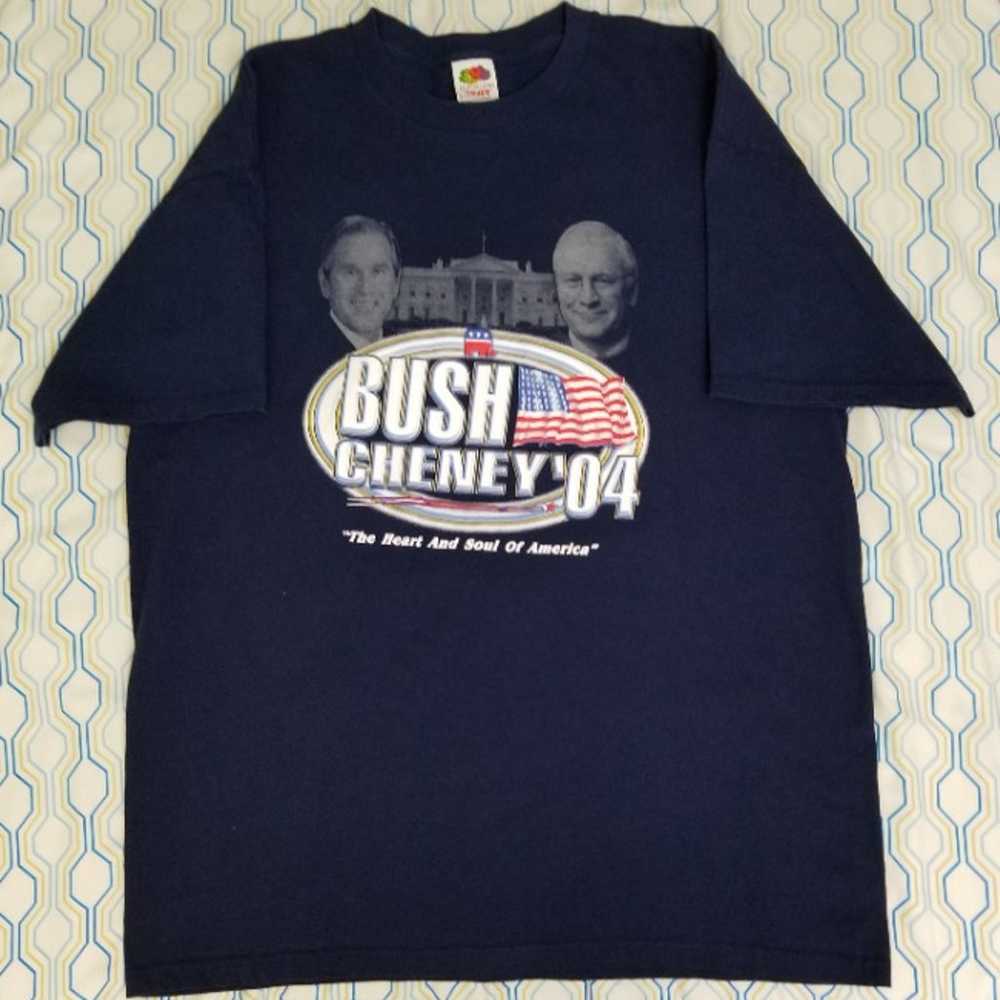 Vintage George Bush Dick Cheney T Shirt - image 3
