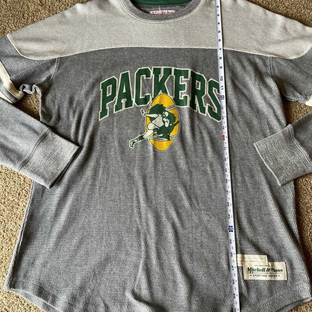 Mitchell & Ness Throwbacks-Mens Packers Long Slee… - image 2