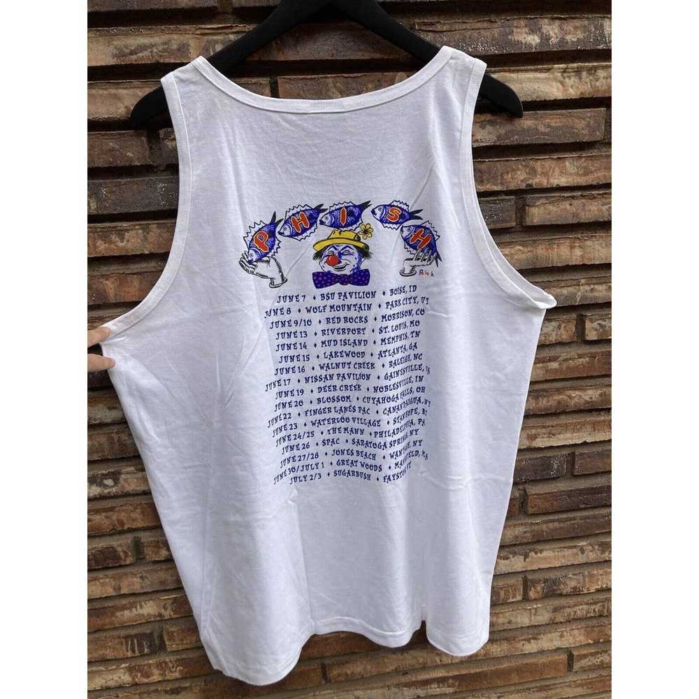 Vintage PHISH 1995 Summer Tour Tank Top Shirt Gia… - image 5