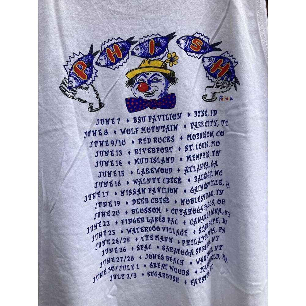 Vintage PHISH 1995 Summer Tour Tank Top Shirt Gia… - image 6
