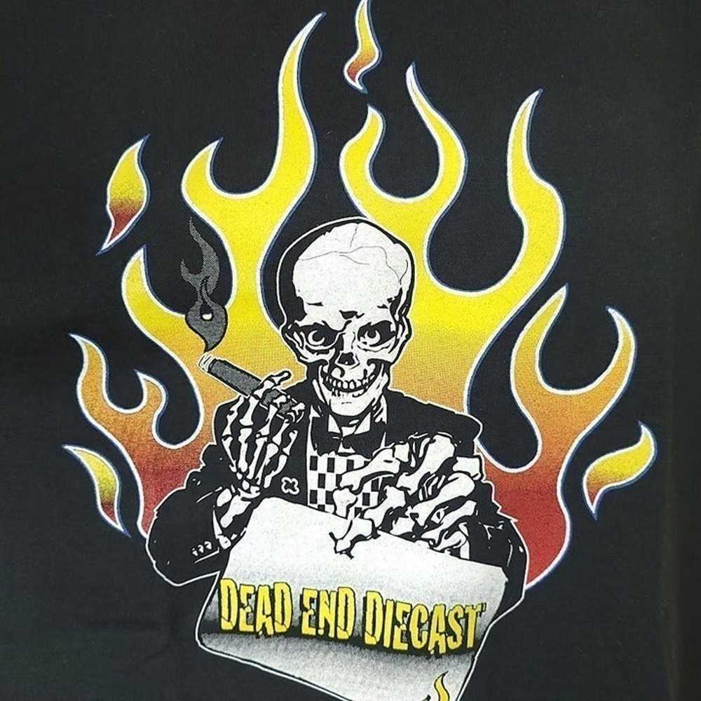 Dead End Diecast T Shirt Vintage 90s Skeleton Sku… - image 2