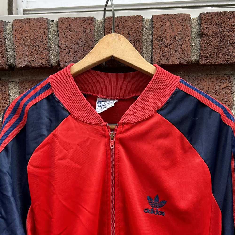 Adidas × Vintage 1980s Adidas trefoil track jacket - image 2