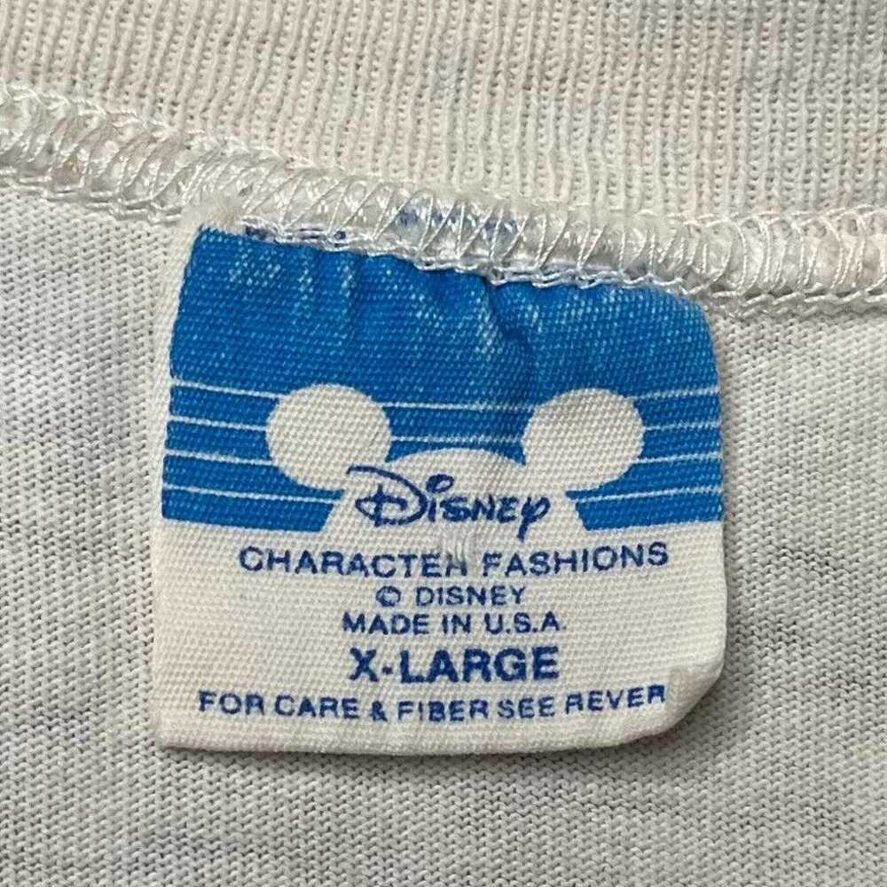 Vintage Disney 80s Goofy Stripe Double Sided Long… - image 2