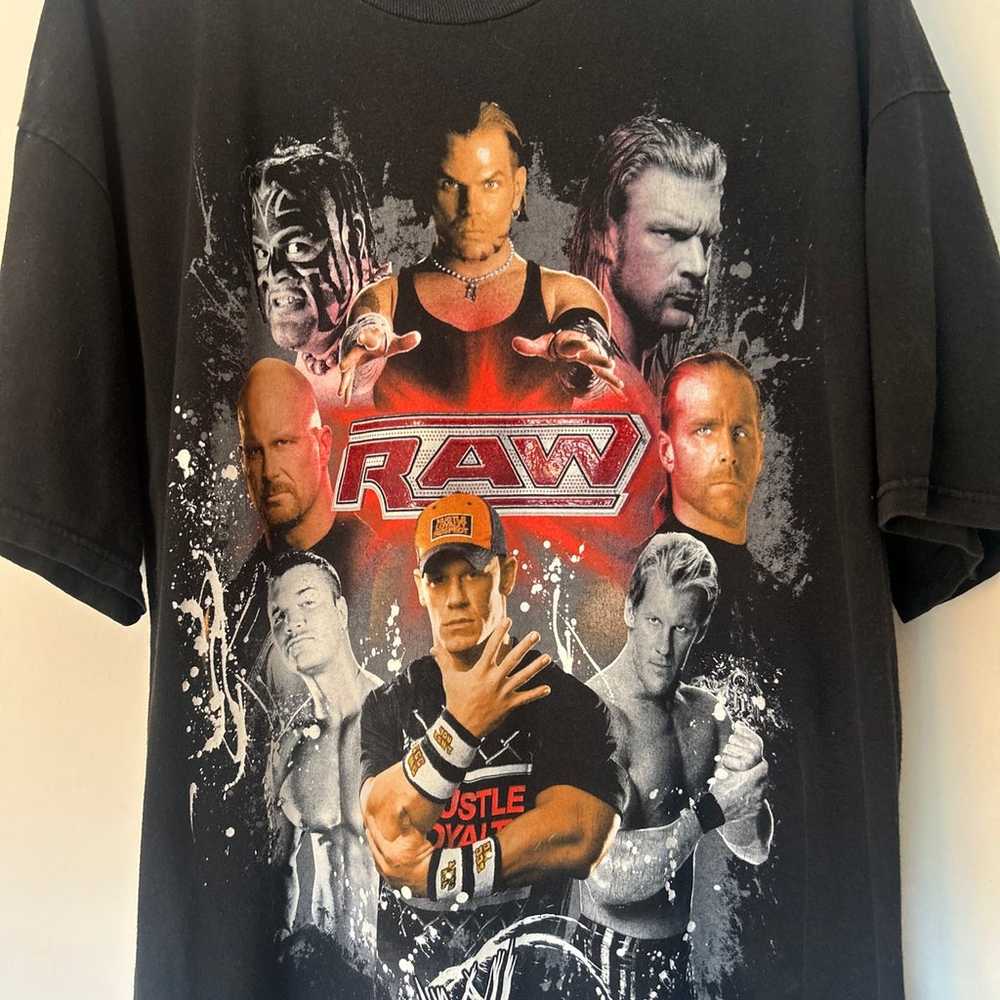 VTG WWE RAW Wrestling Tee Shirt - image 2