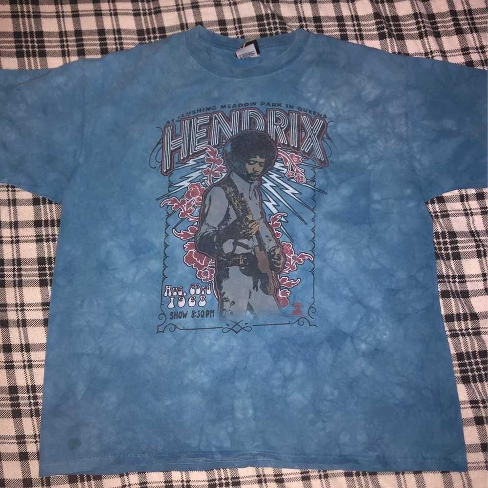 Jimi Hendrix Liquid Blue Shirt - image 1