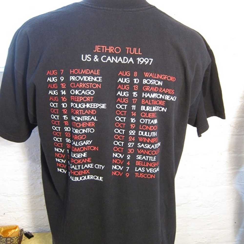 1997 Jethro Tull Concert Shirt * Mens XL (49) - image 2