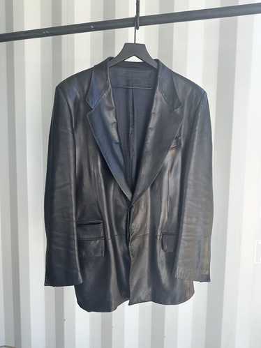 Gucci × Tom Ford Lambskin Leather Blazer Coat