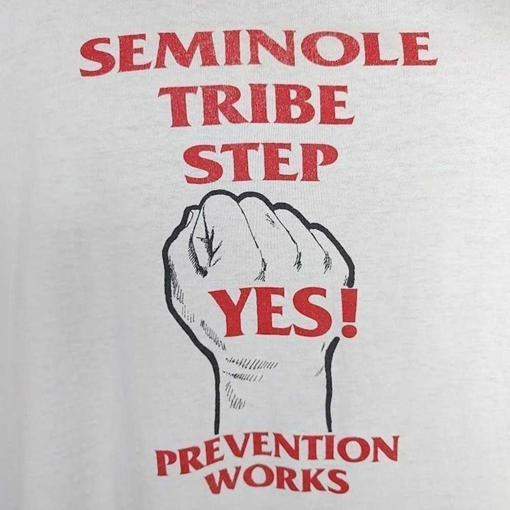 Seminole Tribe T Shirt Vintage 90s Native America… - image 2