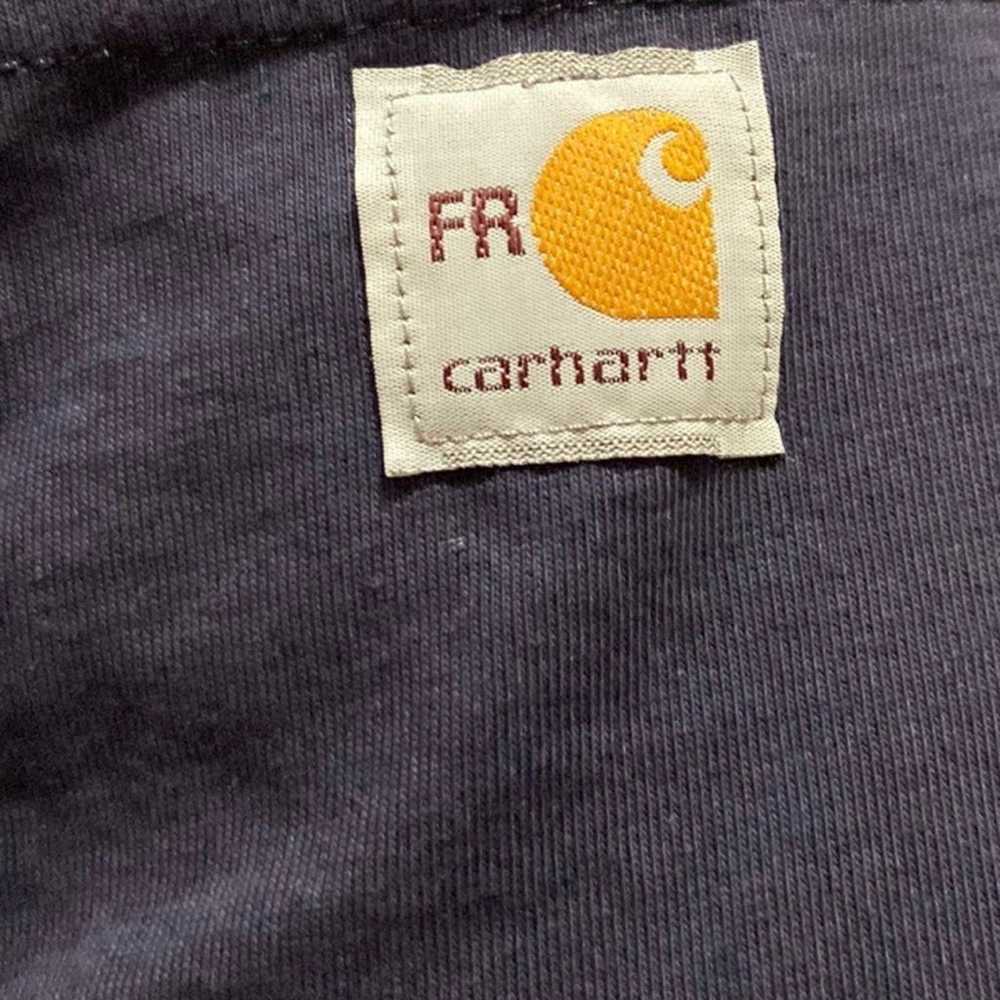 Carhartt FR Long Sleeve T-Shirt XXL Navy - image 4