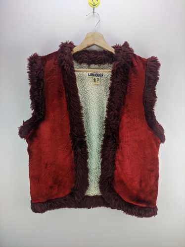 Vintage Japanese Brand store Giemon Patchwork Vest Sweater