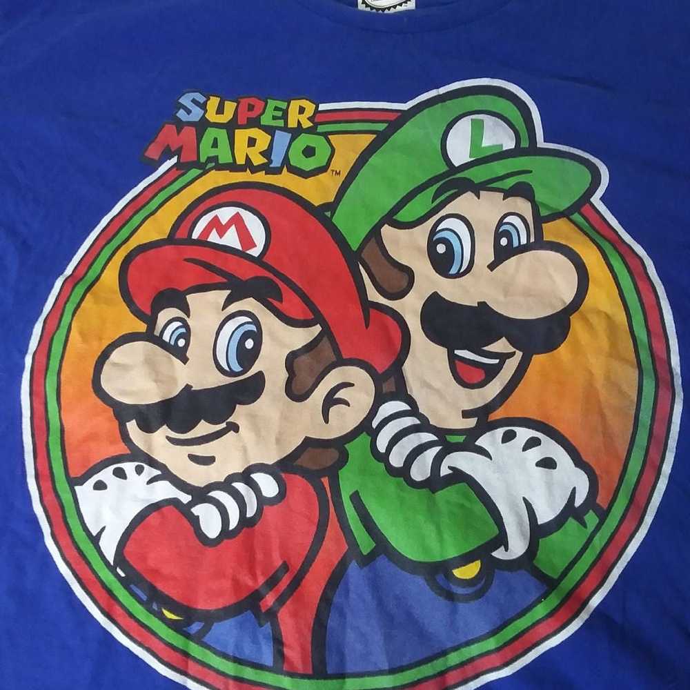 Rare Super Mario Luigi Mens Shirt 3XL - image 2