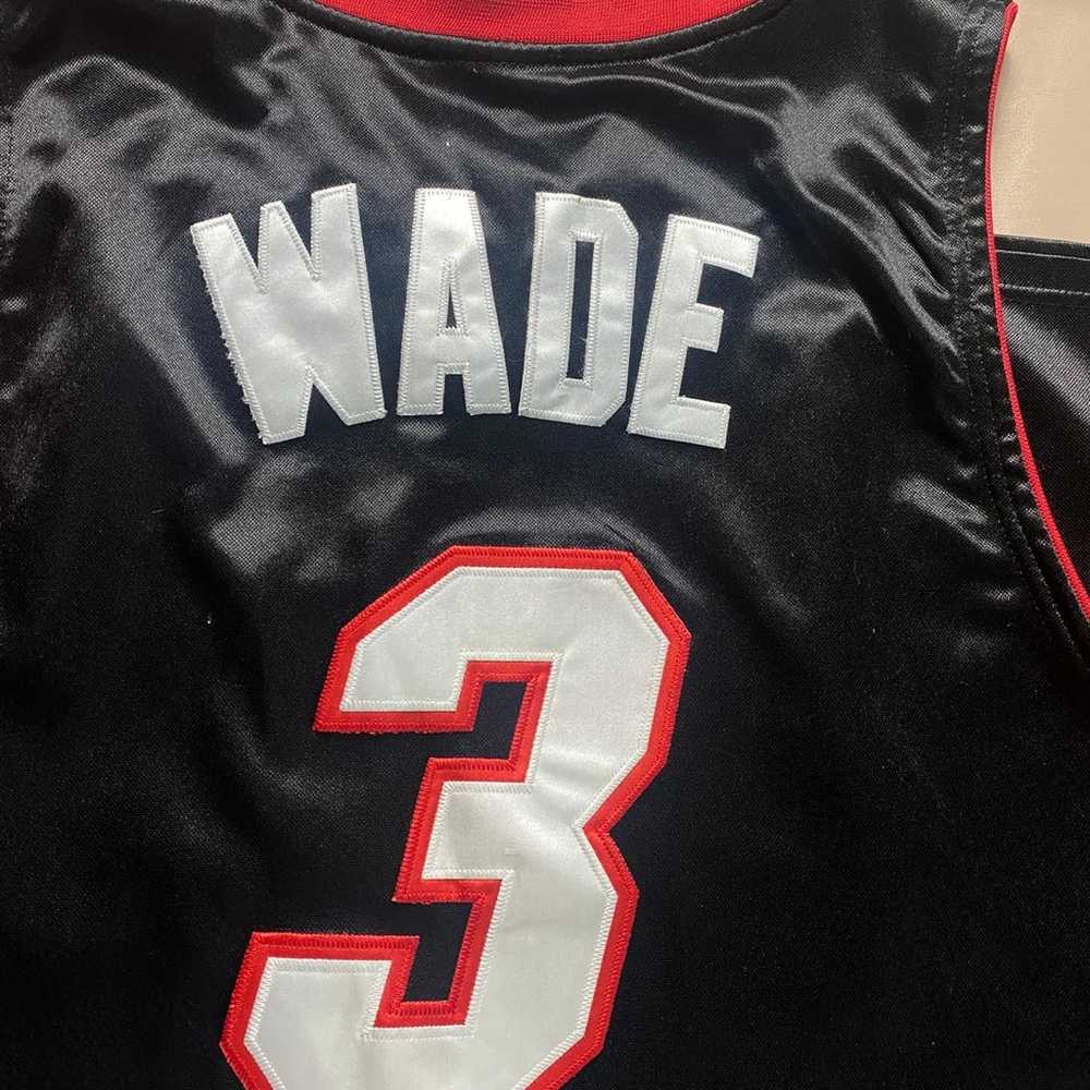 100% Authentic dwayne wade Miami Heat Jersey Adid… - image 4