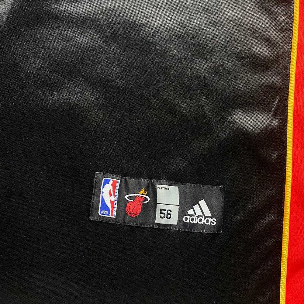 100% Authentic dwayne wade Miami Heat Jersey Adid… - image 5