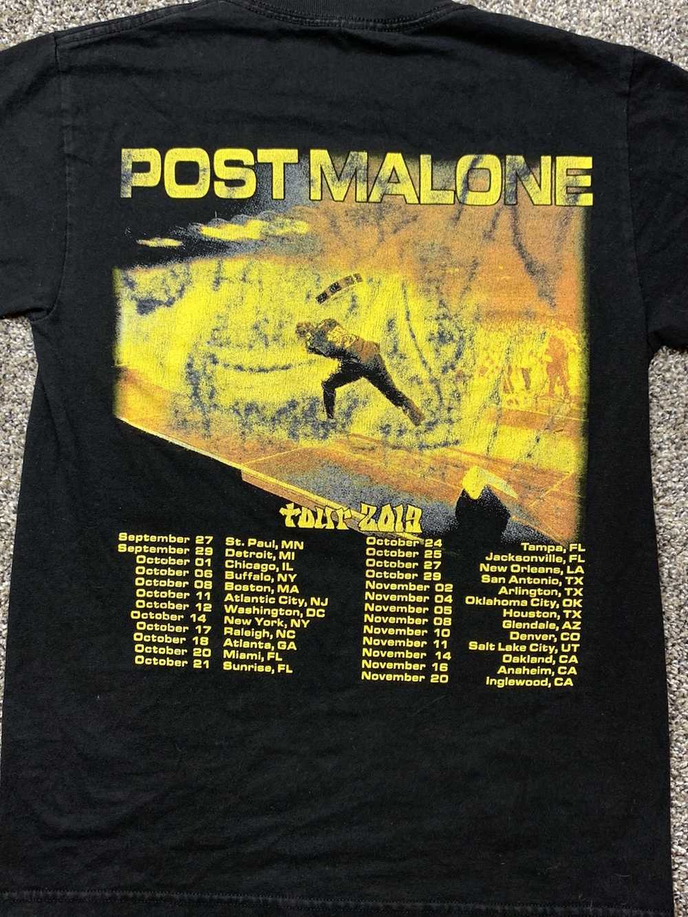 Post Malone Tour Tee Post Malone Tour Shirt - image 3