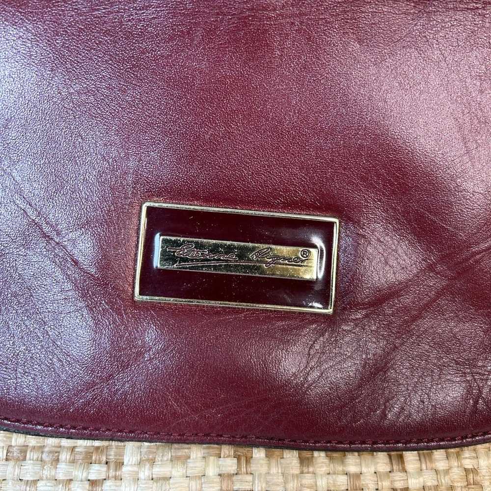 Etienne Aigner New Vintage burgundy Leather and R… - image 3