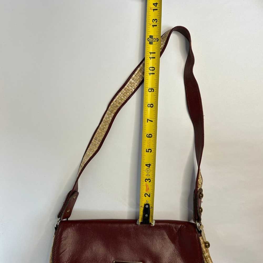 Etienne Aigner New Vintage burgundy Leather and R… - image 4