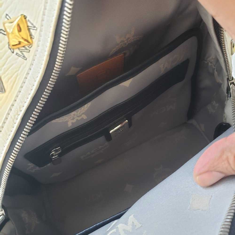 MCM Visetos Stark Studded Backpack- USED(PRE-LOVE… - image 9