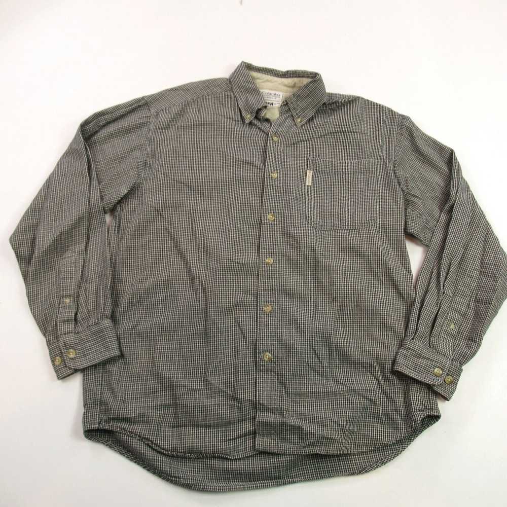 Vintage Columbia Shirt Mens Medium Long Sleeve Bu… - image 1
