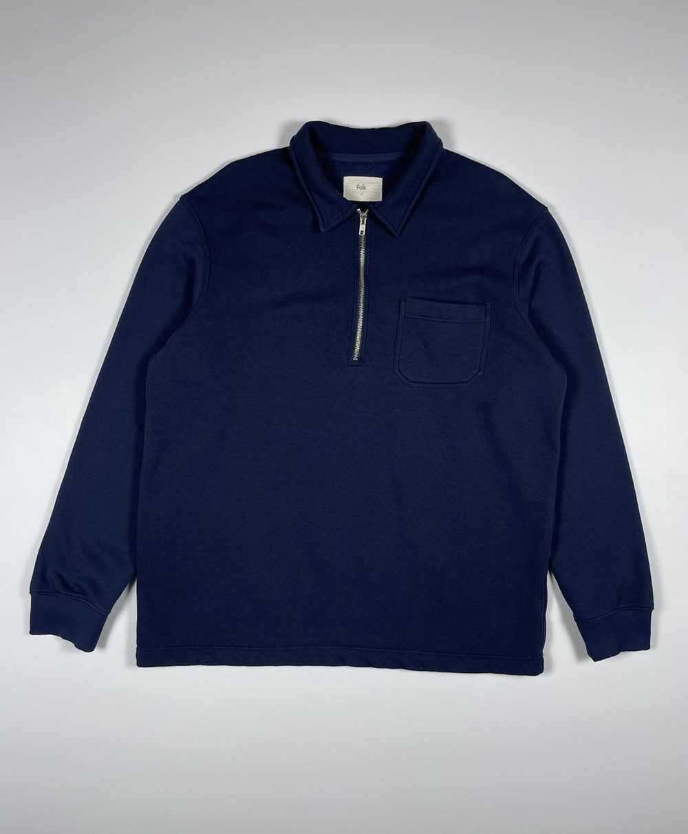 Folk Folk 1/3 Zip Sweatshirt Sweater - image 2