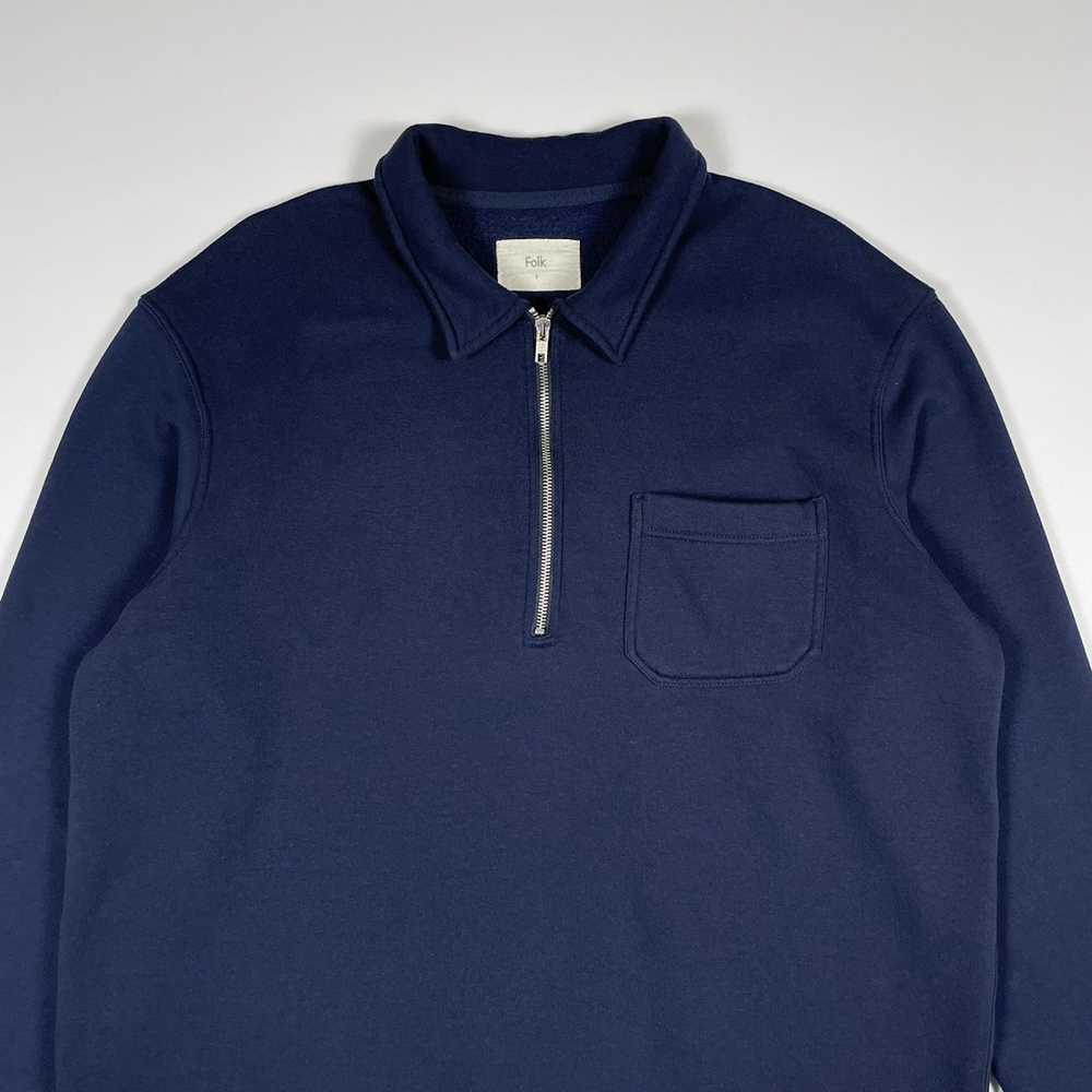 Folk Folk 1/3 Zip Sweatshirt Sweater - image 4