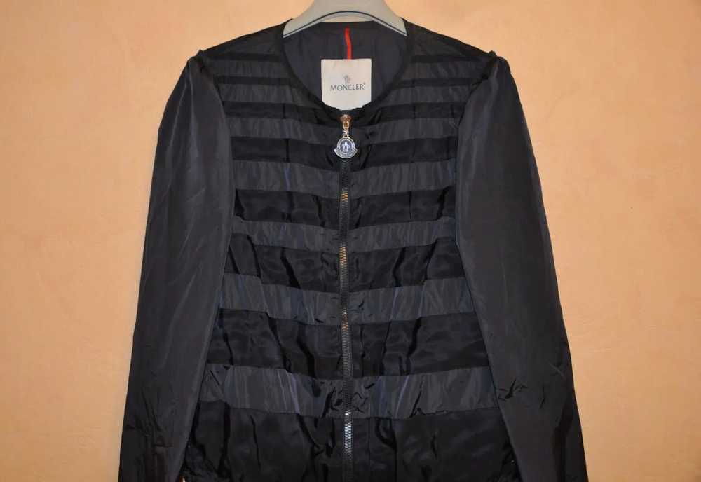 Moncler Rubina Striped Nylon Lightweight Bomber J… - image 2