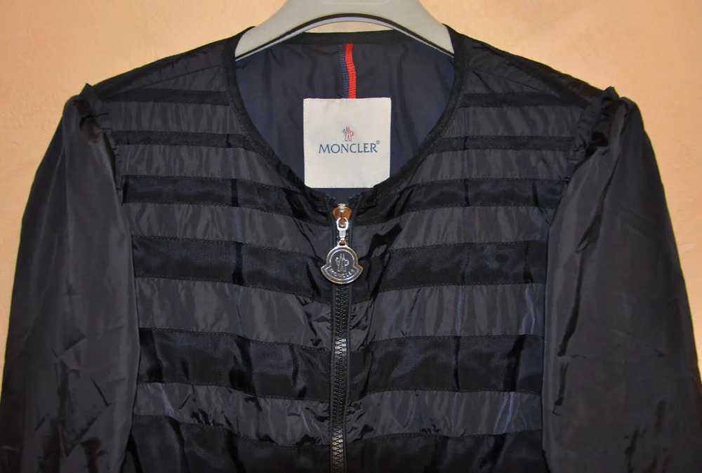 Moncler Rubina Striped Nylon Lightweight Bomber J… - image 3