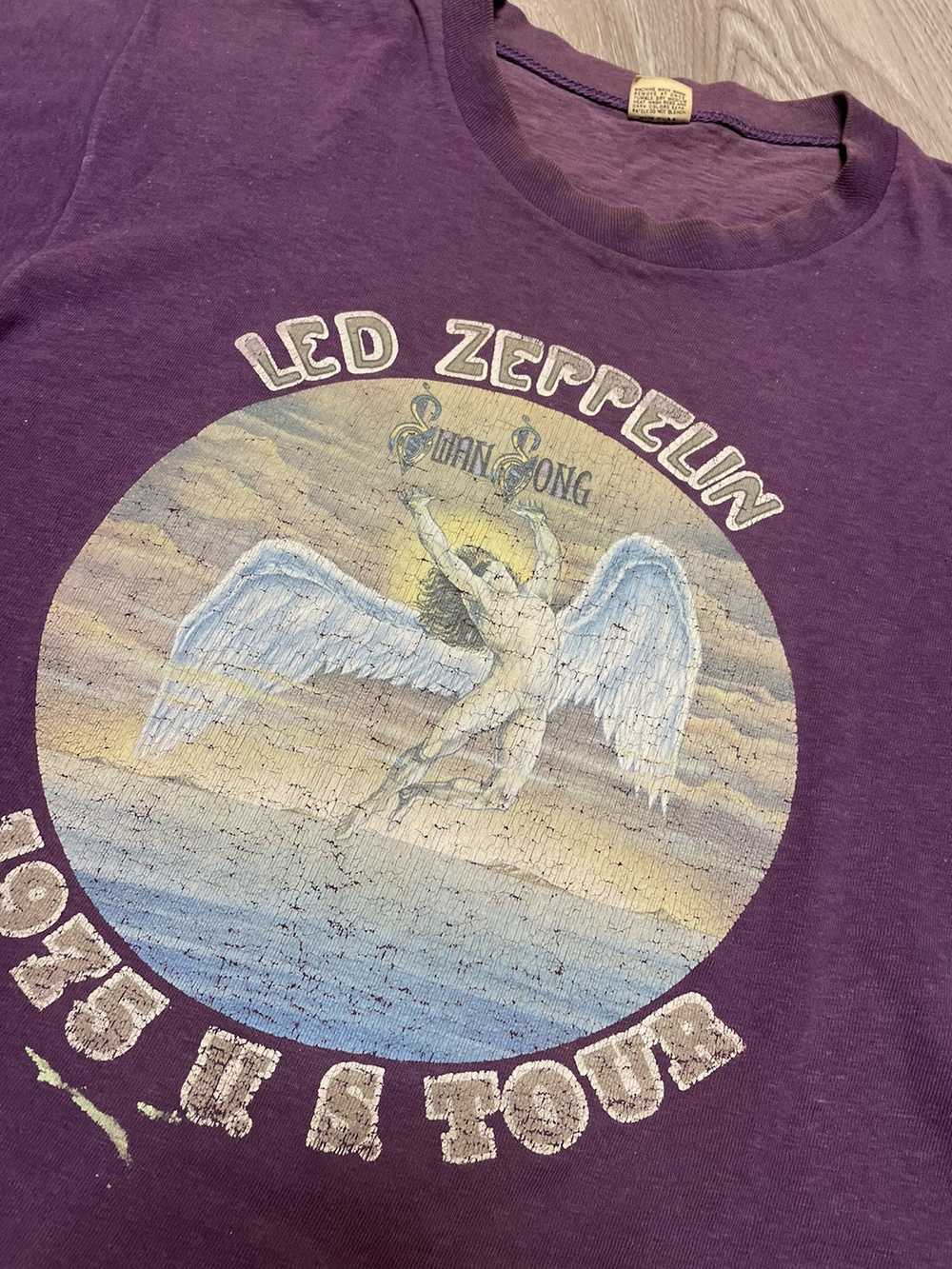 Band Tees × Led Zeppelin × Vintage 70s Led Zeppel… - image 4