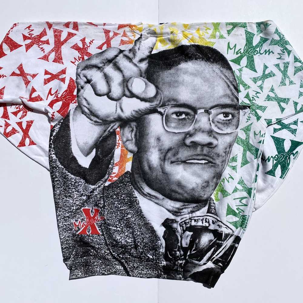 Malcolm X × Streetwear × Vintage Vintage 1990s Ma… - image 2