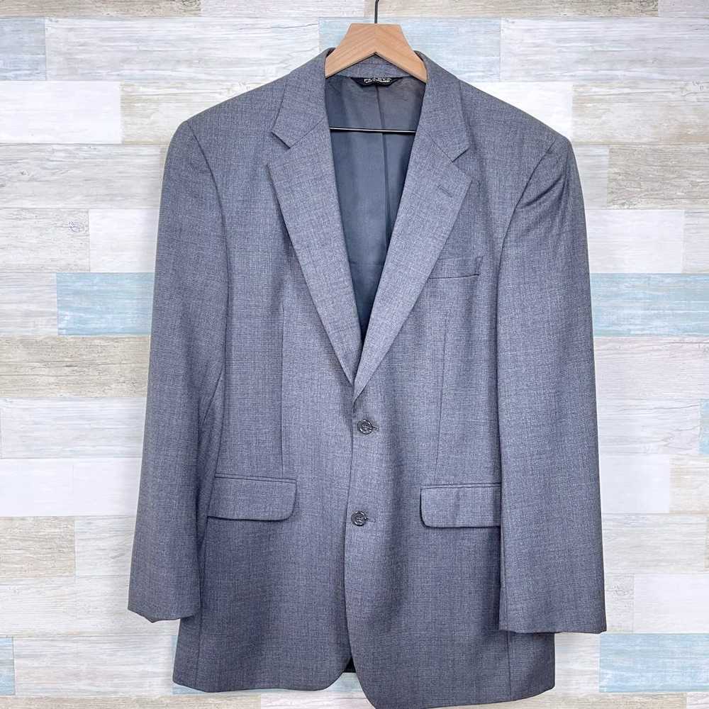 Jos. A. Bank Jos A Bank Wool Nailhead Suit Gray M… - image 2