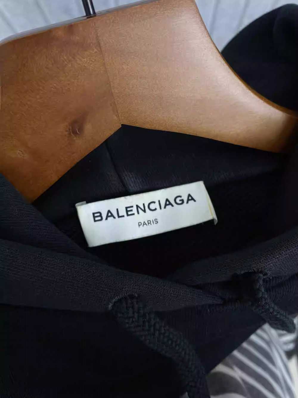 Balenciaga Balenciaga Rainbow Logo Hooded Sweatsh… - image 5