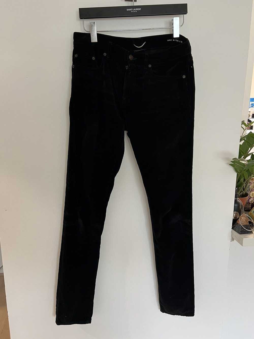 Saint Laurent Paris Rich Black Corduroy D02s - image 5