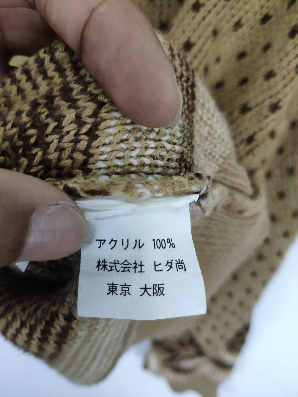 Aran Isles Knitwear × Cardigan × Japanese Brand V… - image 11