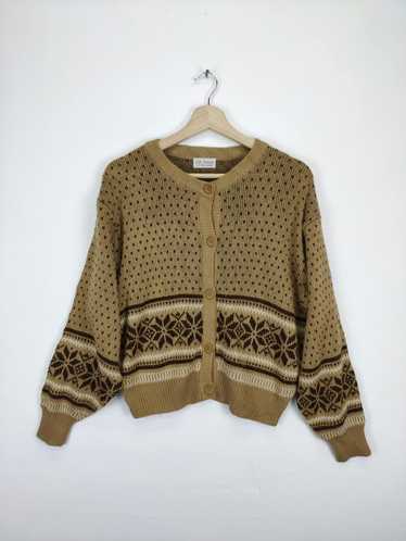 Aran Isles Knitwear × Cardigan × Japanese Brand V… - image 1