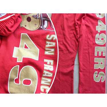 Rare Vintage San Francisco 49ers Starter Bomber Jacket Red Gold