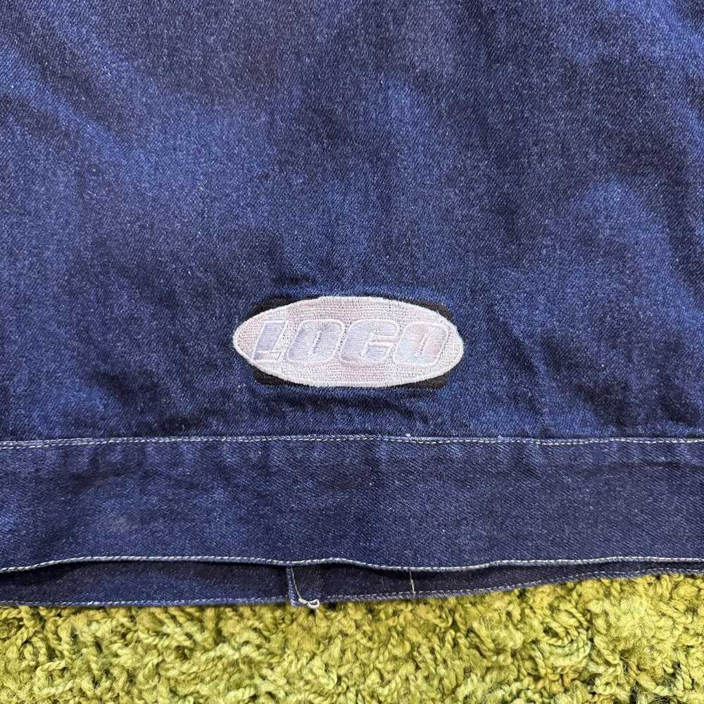 Streetwear LOCO JEANS Embroidered Jean Jacket Sz … - image 8